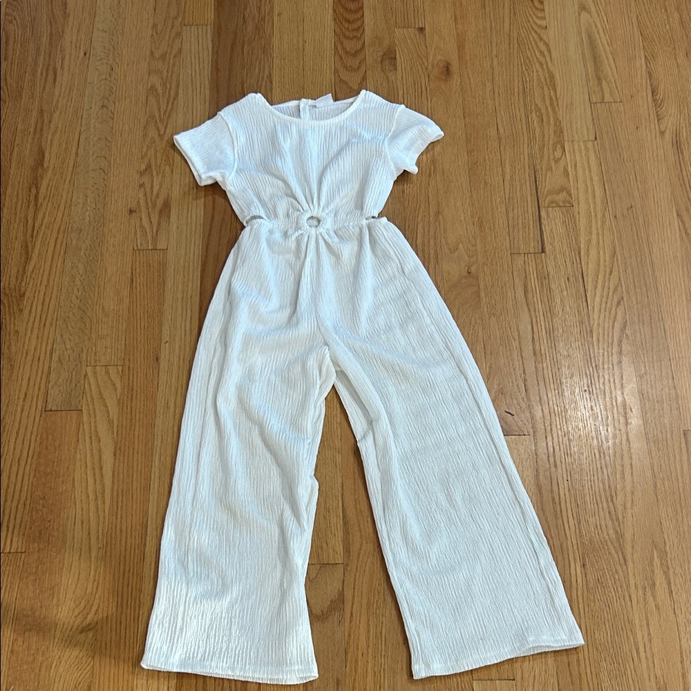 Girls Zara white jumper